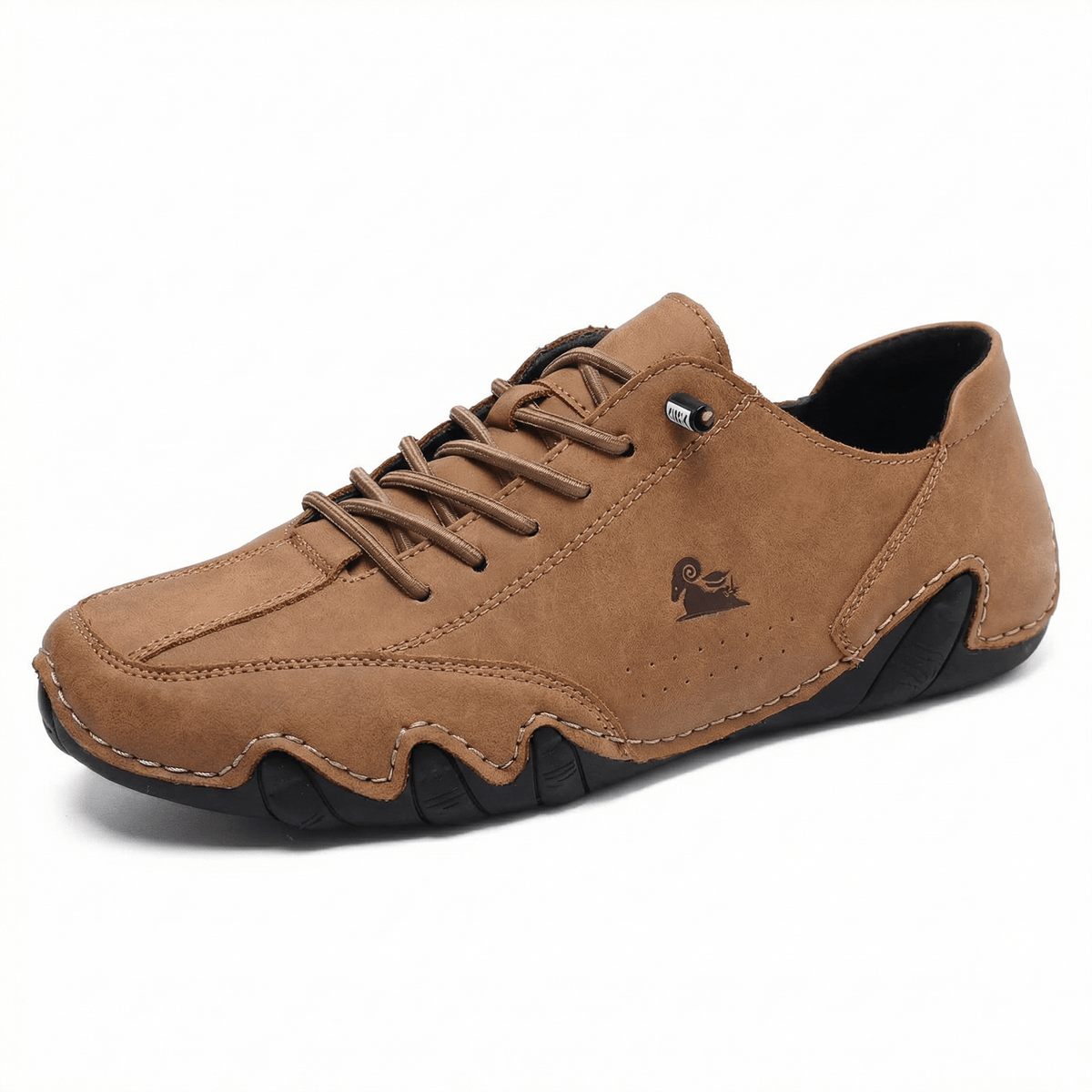 OrthoRelief Beige / 35 (UK 2.5) Orthopedic Leather Shoes for Men – All-Day Comfort