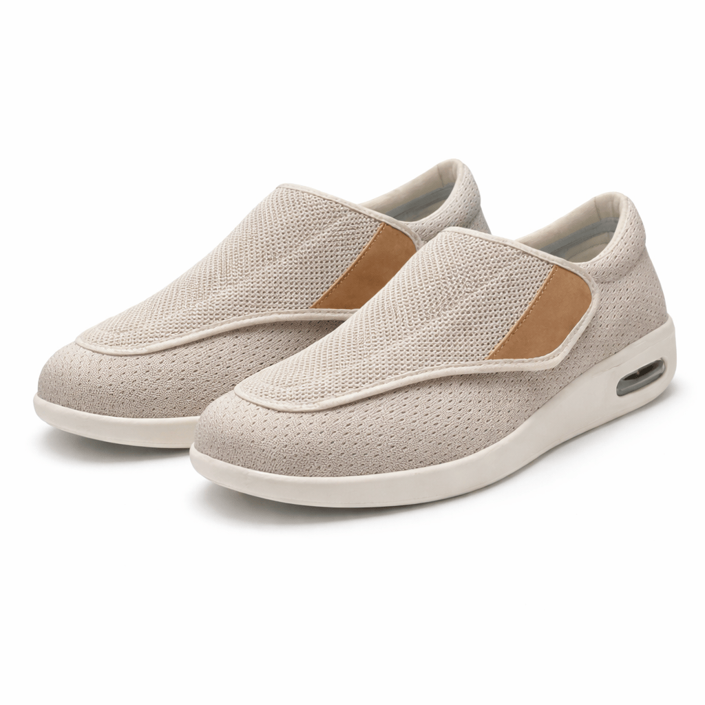 OrthoRelief Beige / 35 (UK 2.5) Orthopedic Wide Comfort Shoes – Gentle Support for Sensitive Feet
