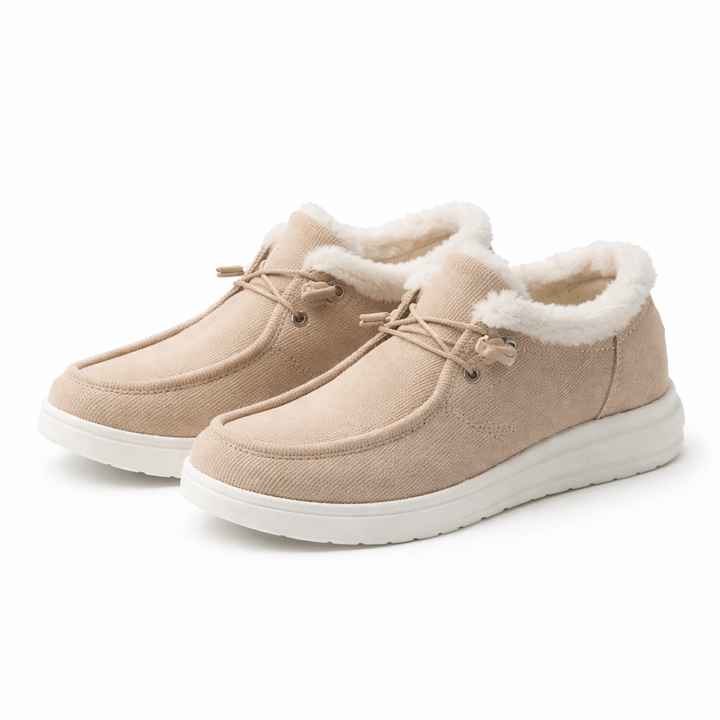 OrthoRelief Beige / 35 (UK 2.5) / Standard Orthopedic Winter Comfort – Premium Warmth & Foot Support