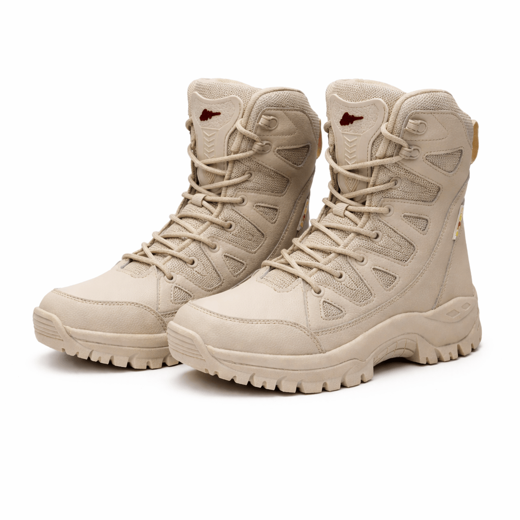 OrthoRelief Beige / 36 (UK 3) Tactical Hiking Boots – Orthopedic All-Day Support