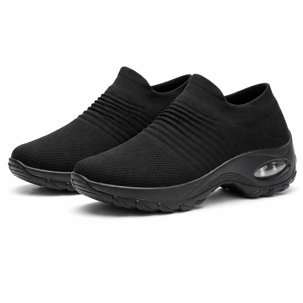 OrthoRelief Black / 35 (2.5 UK) Cloud Relief Womens – All-Day Orthopedic Comfort