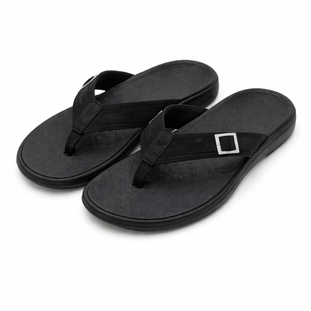 OrthoRelief Black / 35 (2 UK) / Standard Orthopedic Arch Support Sandals – Comfort All Day Long