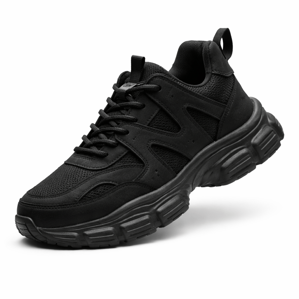 OrthoRelief Black / 35 (UK 2.5) Breathable Platform Safety Shoes –  Orthopedic Comfort Meets Protection