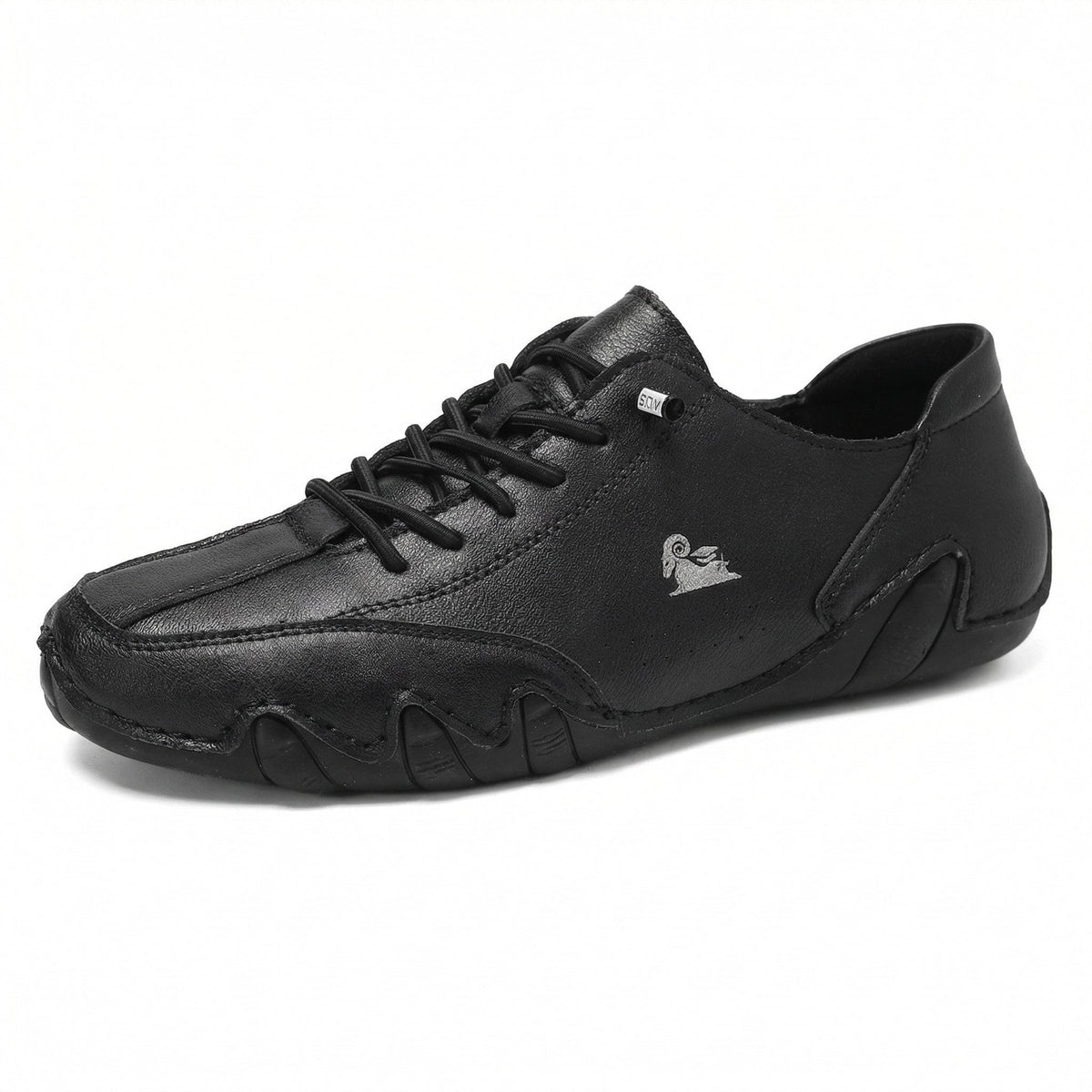 OrthoRelief Black / 35 (UK 2.5) Orthopedic Leather Shoes for Men – All-Day Comfort