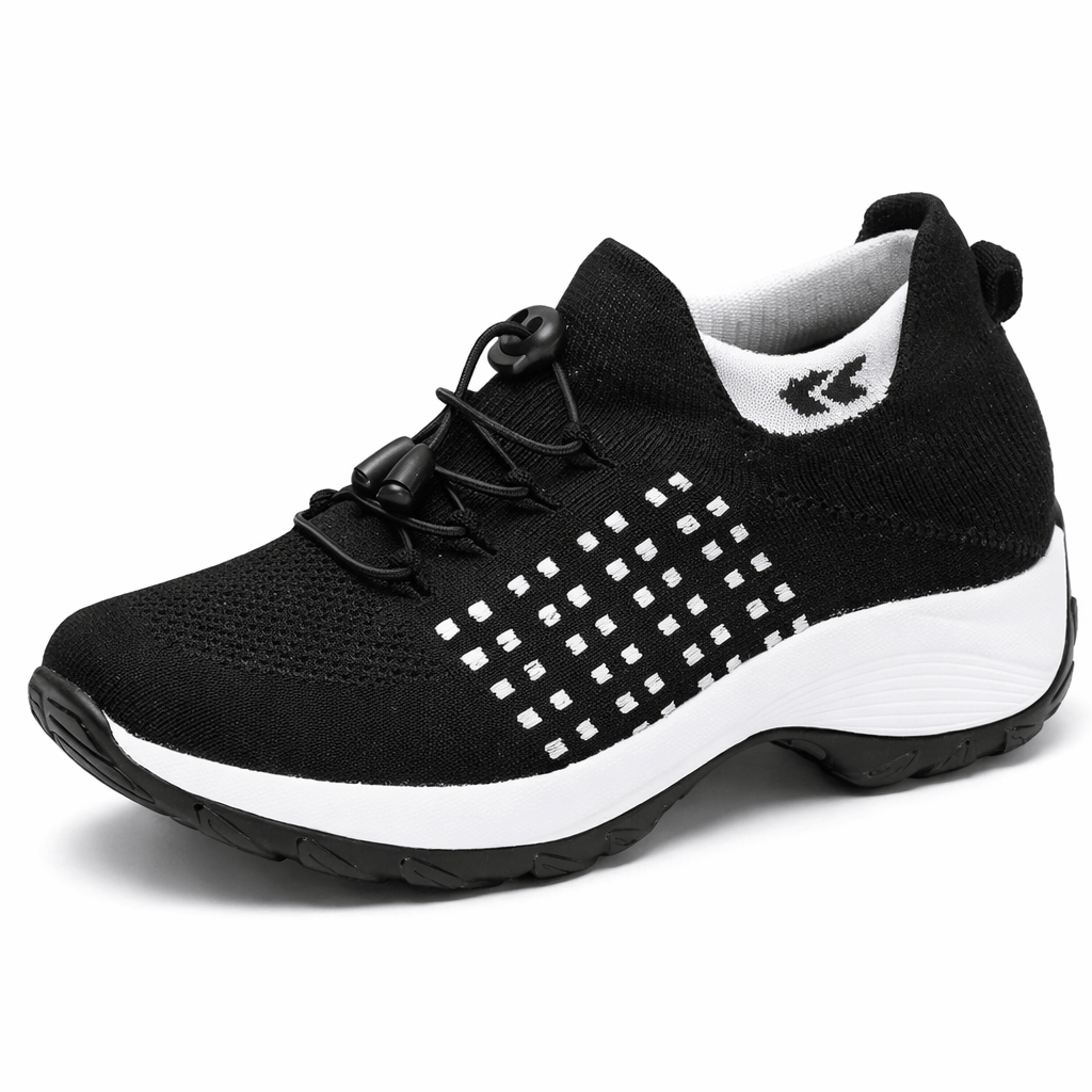 OrthoRelief Black / 35 (UK 2.5) Orthopedic Lightweight Sneakers – All-Day Foot Comfort
