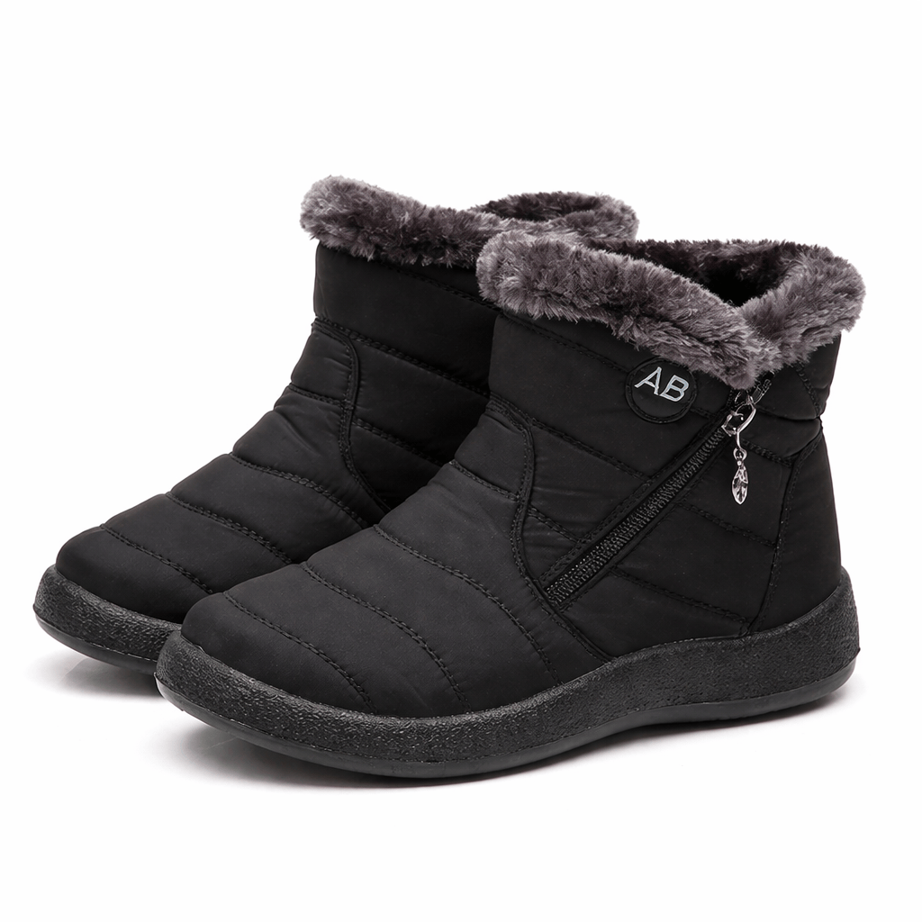 OrthoRelief Black / 35 (UK 2.5) / Standard Orthopedic Soft Sole Winter Boots Women – Warmth Meets Foot Support