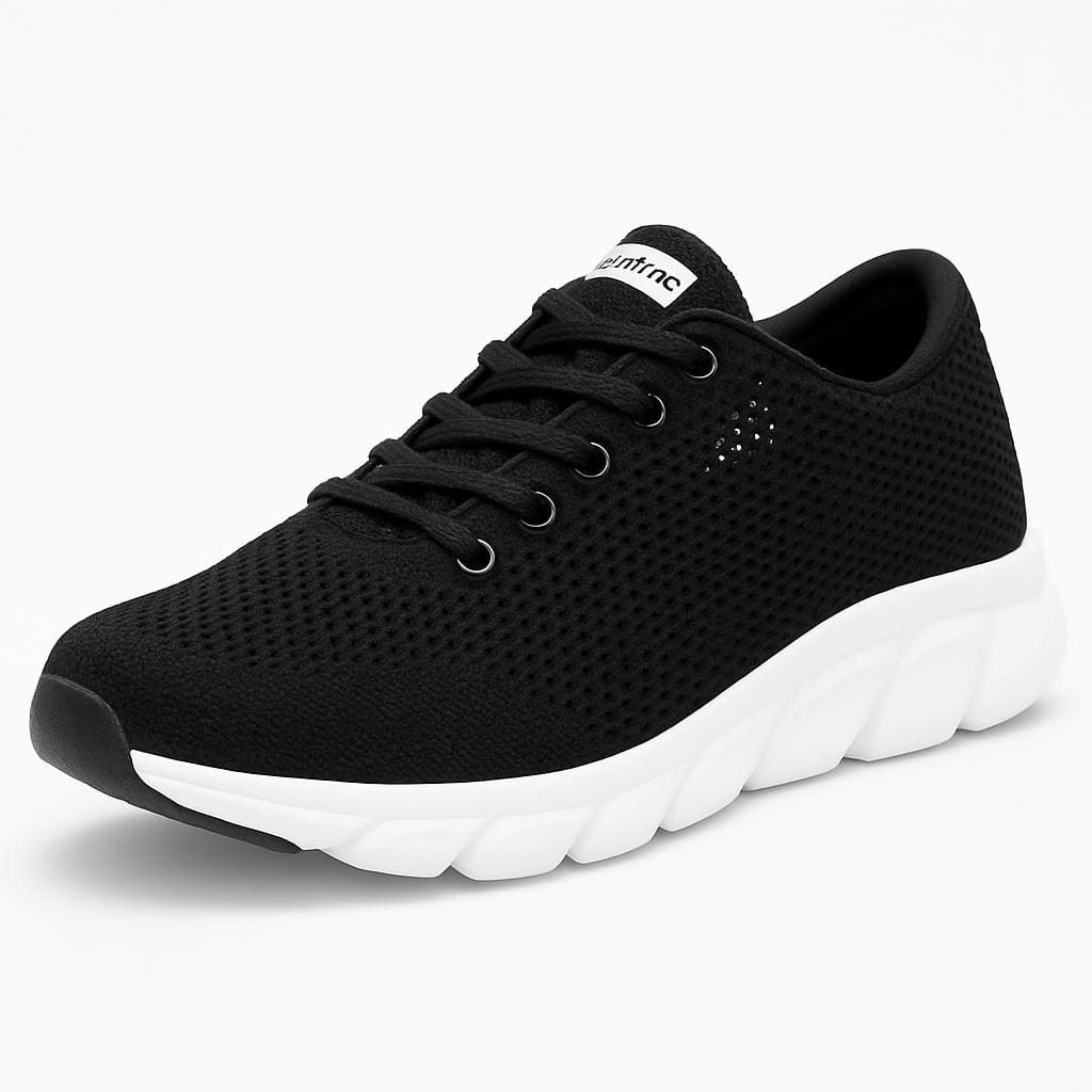 OrthoRelief Black / 35 (UK 2.5) Women’s Orthopedic Sneakers – Breathable All-Day Comfort