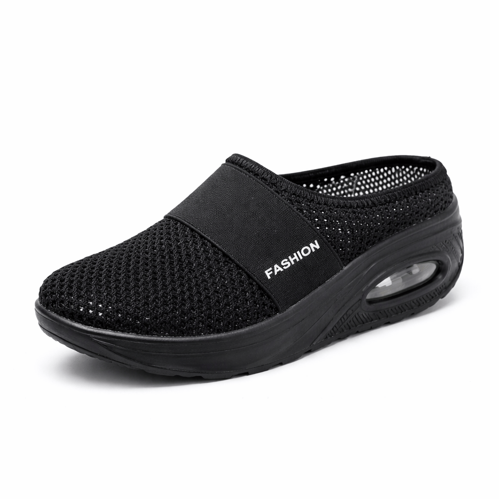 OrthoRelief Black / 35 (UK 3) Orthopedic Slippers – Superior Comfort for All-Day Walks