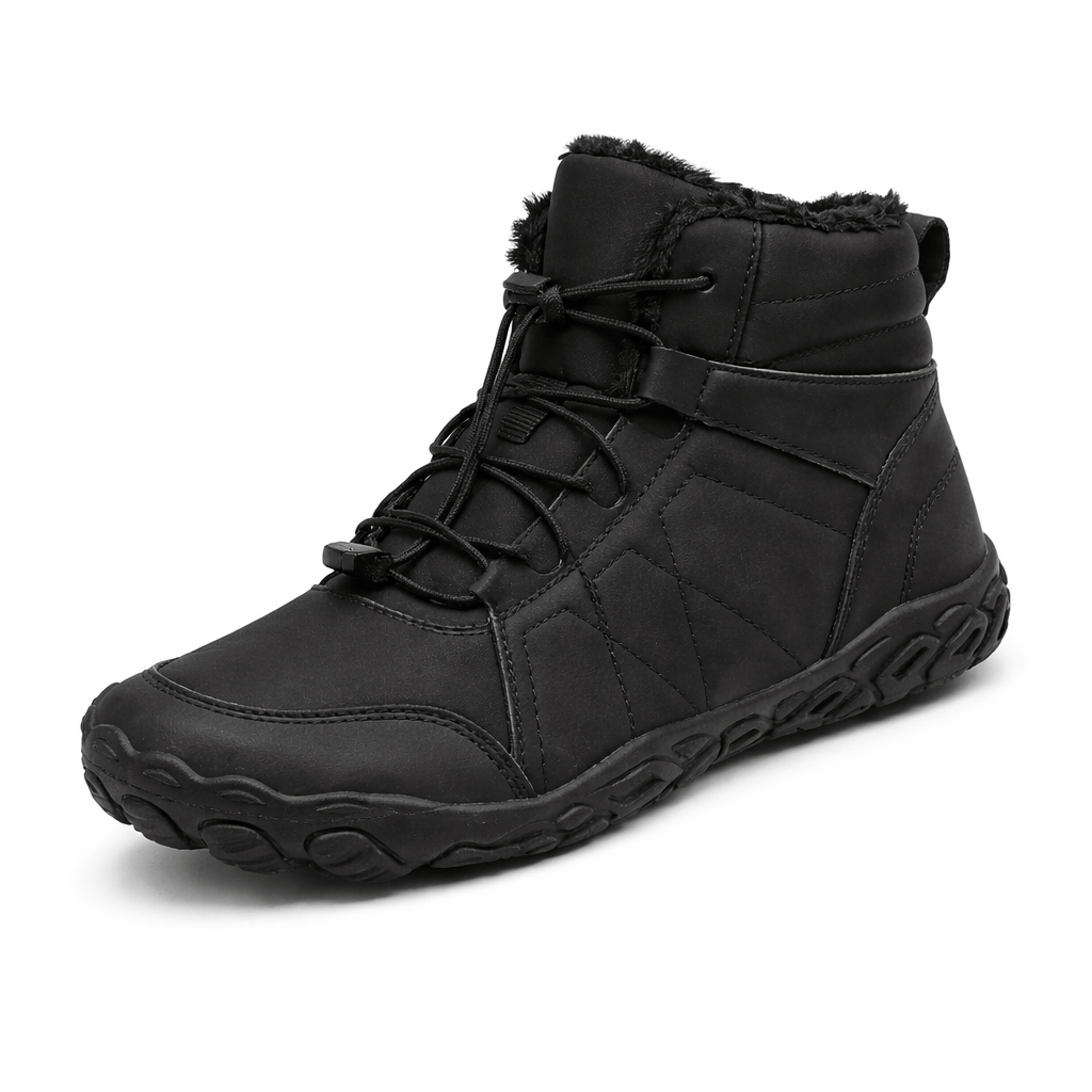 OrthoRelief Black / 36 (UK 3.5) Orthopedic Barefoot Boots – Ultimate Warmth for Cold Feet