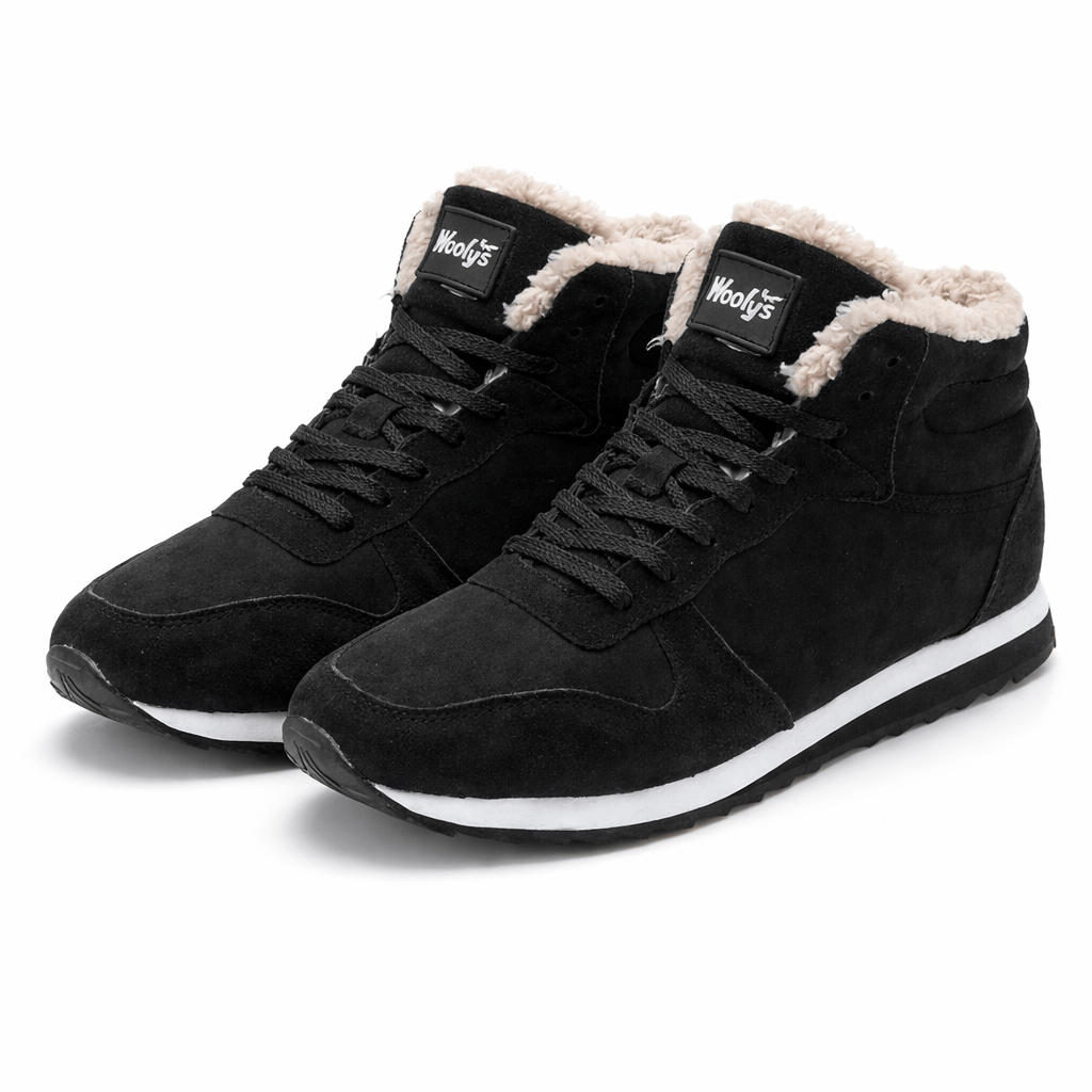 OrthoRelief Black / 36 (UK 3) Fur-Lined Winter Boots – Warm, Stable Orthopedic Comfort