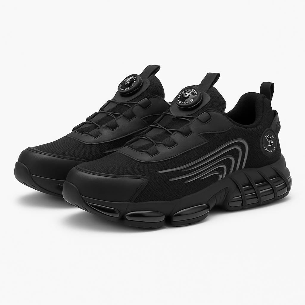 OrthoRelief Black / 36 (UK 3) Orthopedic Safety Shoes – All-Day Comfort & Support