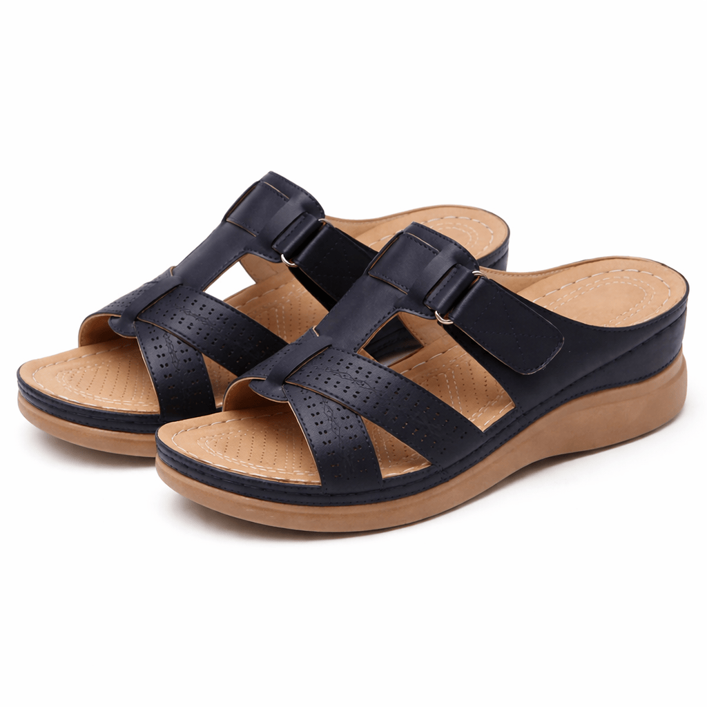 OrthoRelief Black / 36 (UK 3) Premium Orthopedic Sandals Women – All-Day Comfort & Style