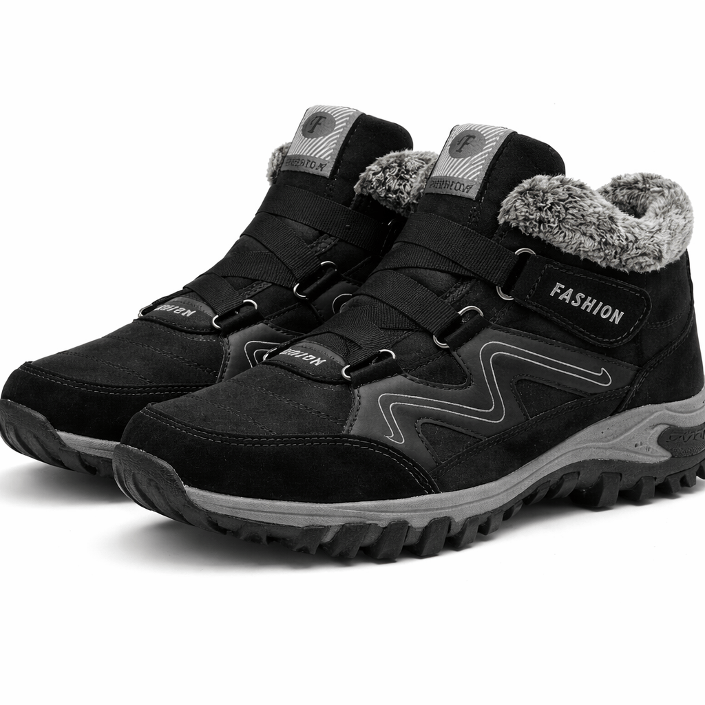 OrthoRelief Black / 36 (UK 3) / Standard Orthopedic Winter Comfort Men – Pain-Free Steps in Cold