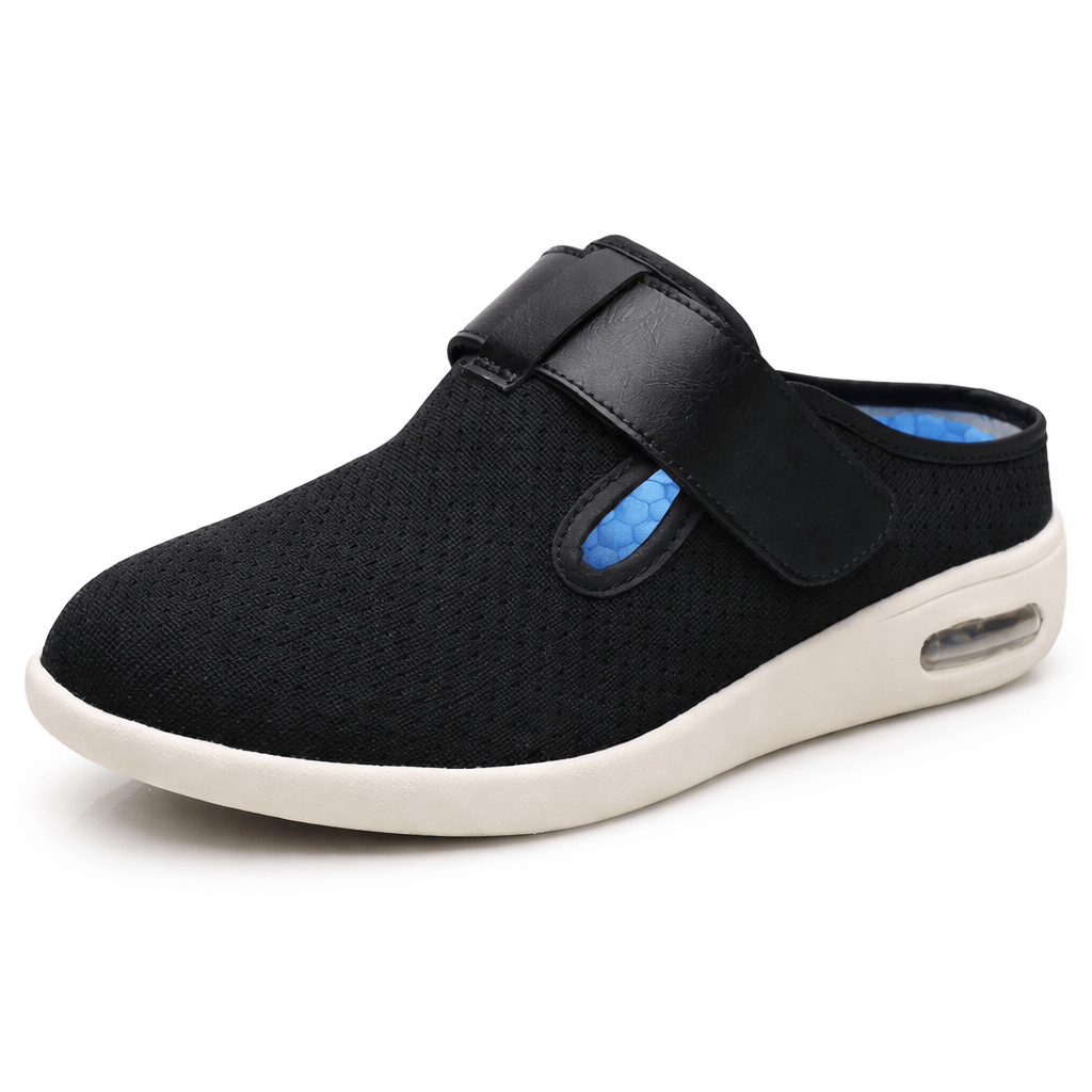 OrthoRelief Black / 37 (UK 4.5) Orthopedic Sandals – Easy Comfort for Active Days