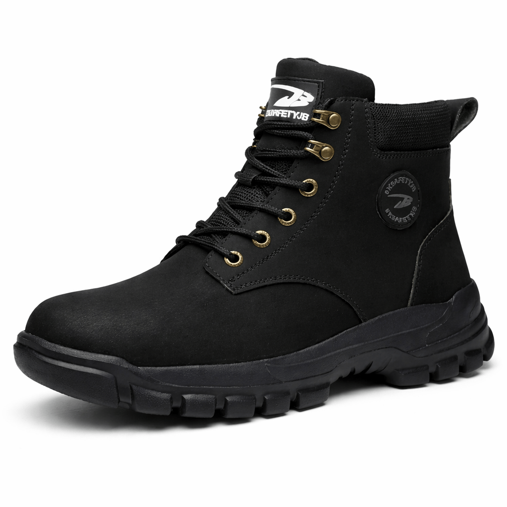 OrthoRelief Black / 37 (UK 4) Waterproof Safety Boots – All-Day Orthopedic Comfort