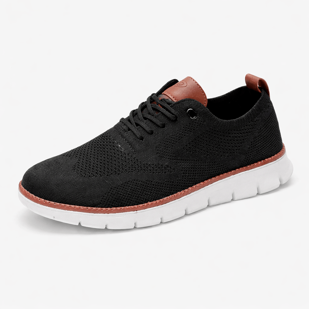 OrthoRelief Black / 38 (UK 5) Orthopedic Wide Comfort Shoes – Pain-Free Every Step