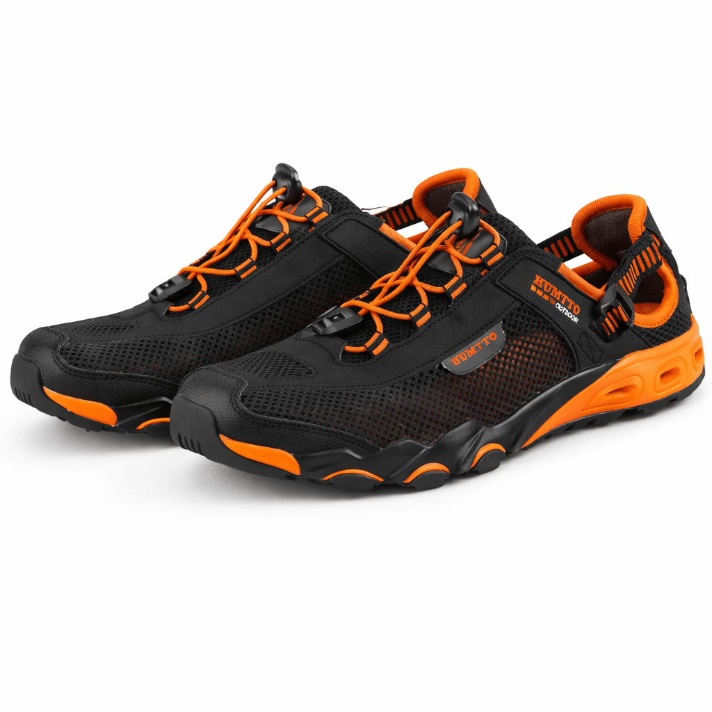 OrthoRelief Black / 39 (UK 5.5) Breathable Water Hiking Shoes – Stay Dry & Comfortable
