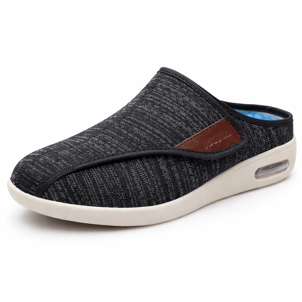 OrthoRelief Black Grey / 37 (UK 4) Orthopedic Walking Clogs – Bunion Pain Relief