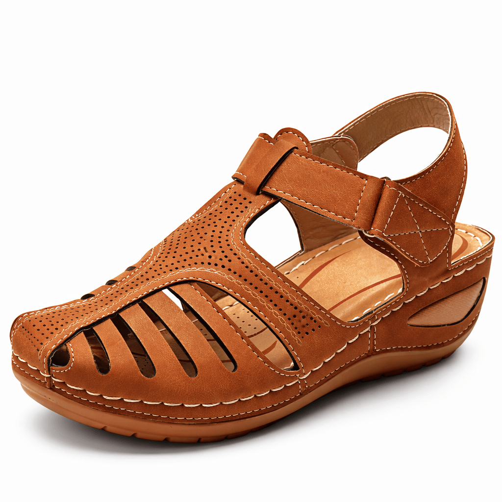 OrthoRelief Brown / 34 (UK 2) Orthopedic Sandals for Women – Stylish Relief for Bunions