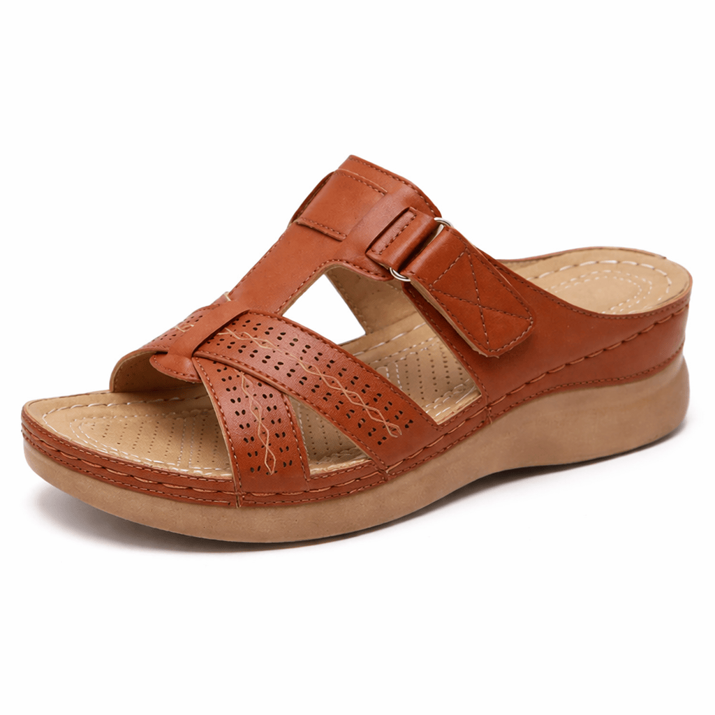 OrthoRelief Brown / 36 (UK 3) Premium Orthopedic Sandals Women – All-Day Comfort & Style