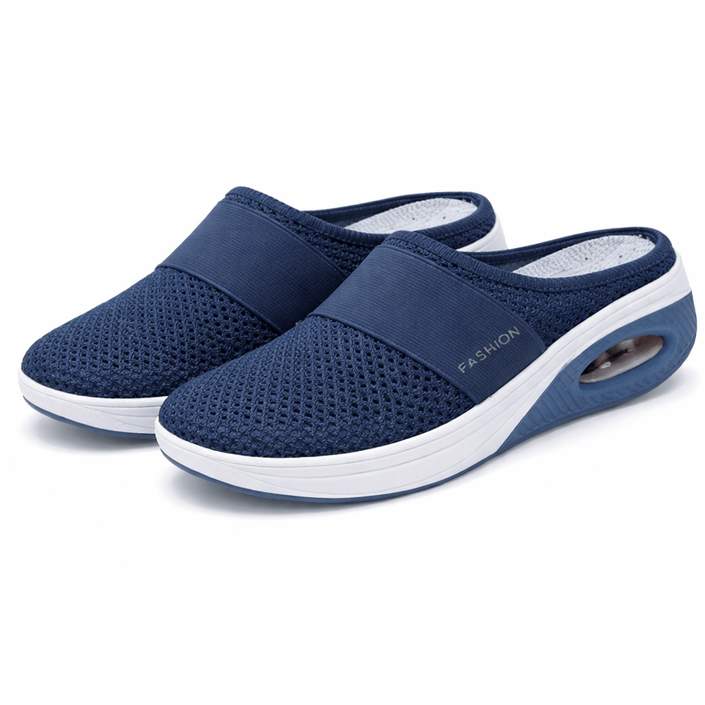 OrthoRelief Dark Blue / 35 (UK 3) Orthopedic Slippers – Superior Comfort for All-Day Walks