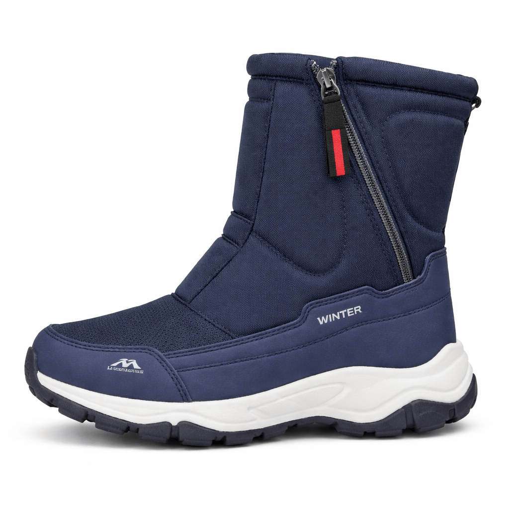 OrthoRelief Dark Blue / 36 (UK 3.5) Winter Boots – Orthopedic Comfort & All-Weather Warmth