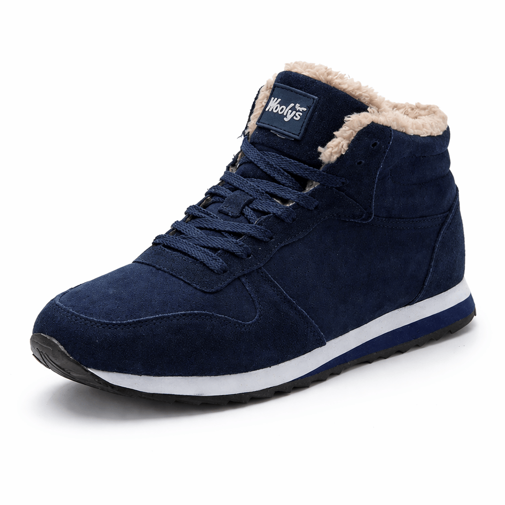 OrthoRelief Dark Blue / 36 (UK 3) Fur-Lined Winter Boots – Warm, Stable Orthopedic Comfort