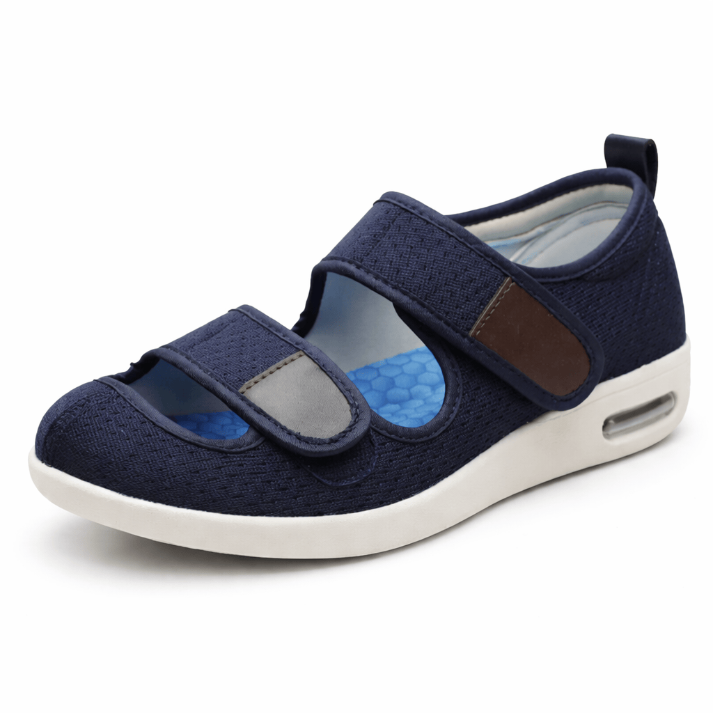 OrthoRelief Dark Blue / 36 (UK 3) Open Orthopedic Shoes – Pressure-Free Walking