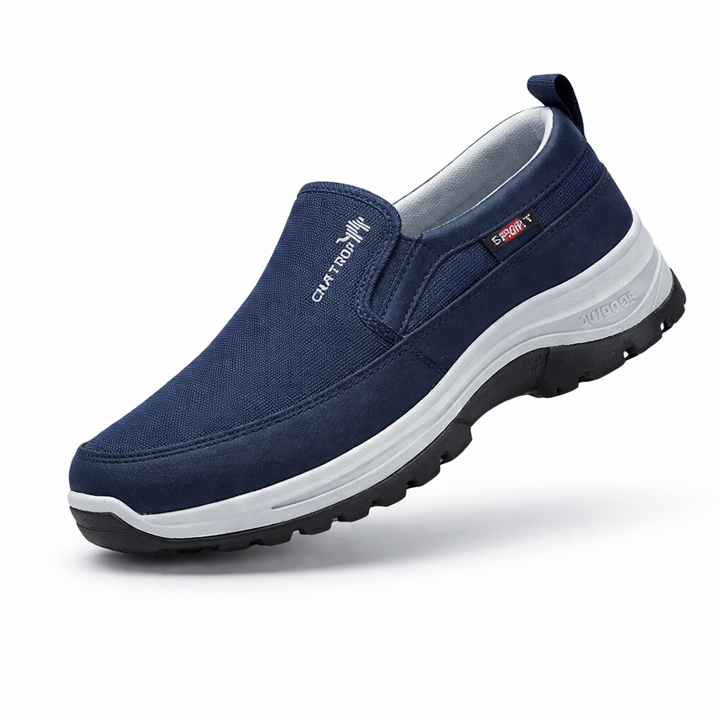 OrthoRelief Dark Blue / 38 (UK 5) Orthopedic Walking Shoes for Men – Pain-Free Steps