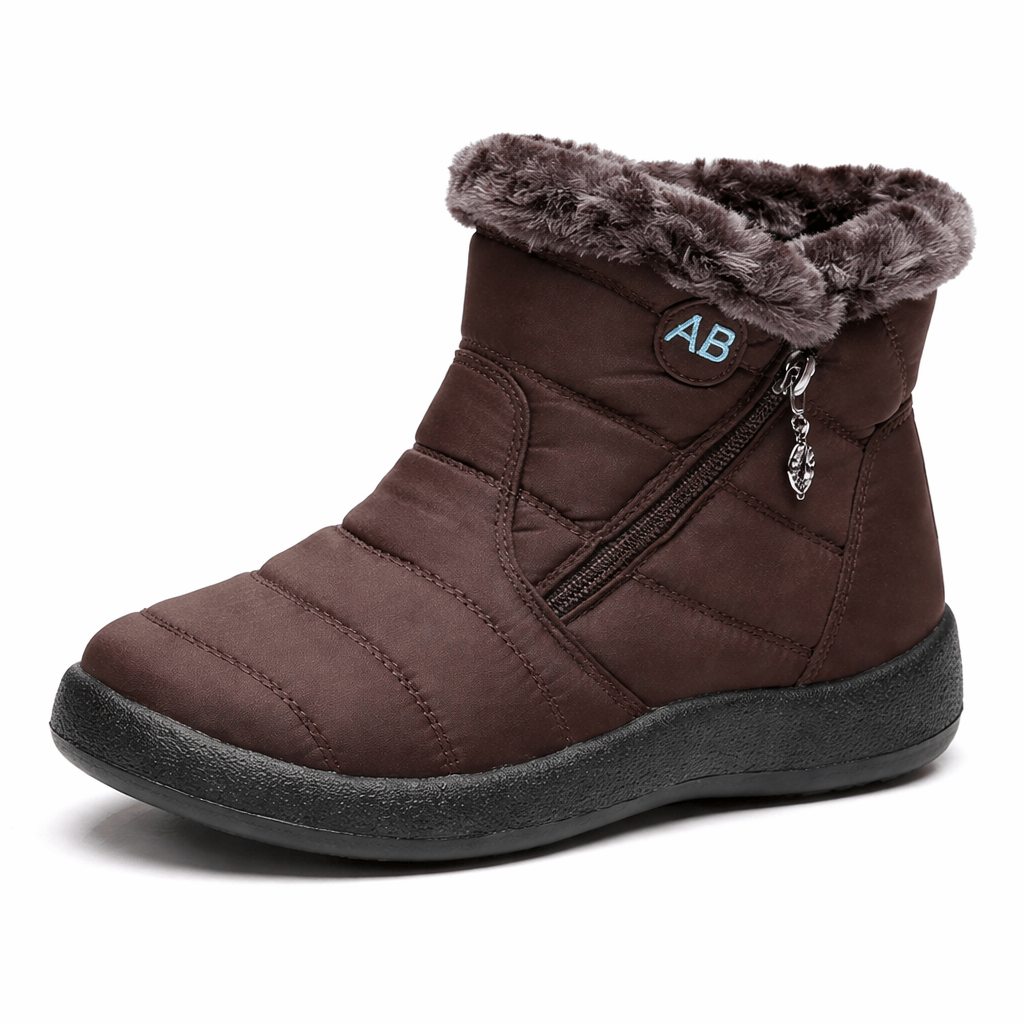 OrthoRelief Dark Brown / 35 (UK 2.5) / Standard Orthopedic Soft Sole Winter Boots Women – Warmth Meets Foot Support