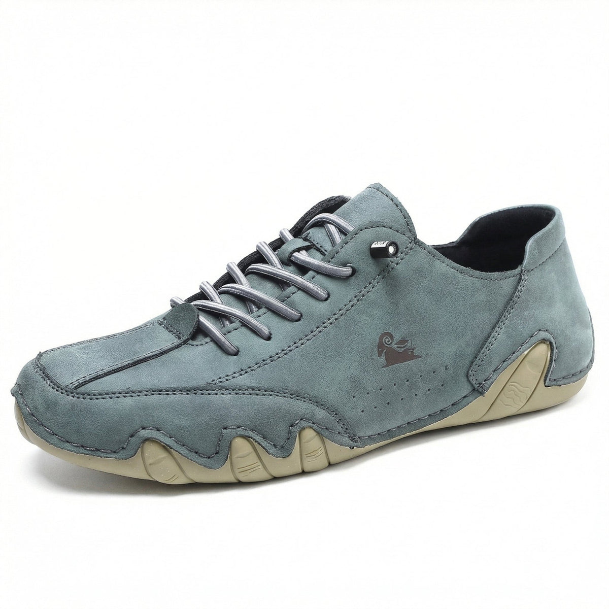 OrthoRelief Dark Green 2 / 35 (UK 2.5) Orthopedic Leather Shoes for Men – All-Day Comfort