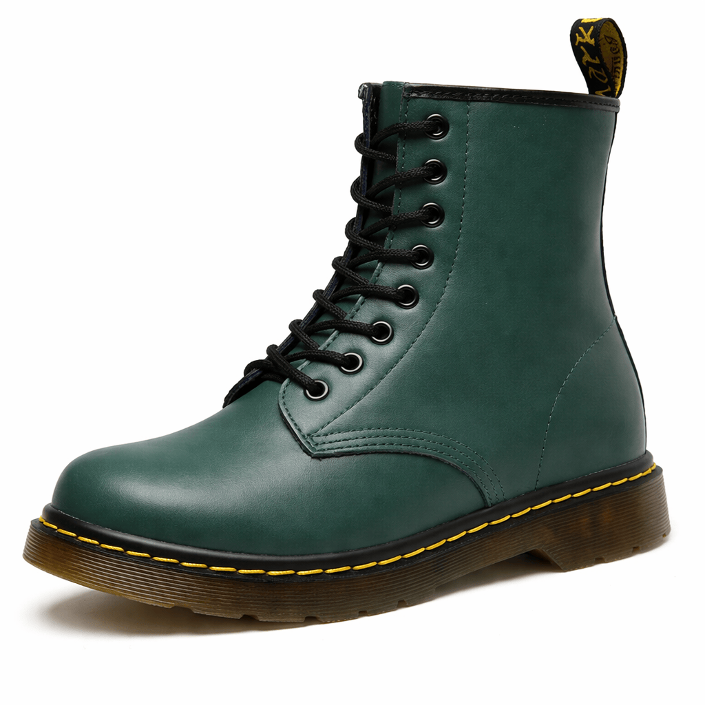 OrthoRelief Dark Green 2 / 35 (UK 3) Classic British Martin Boots – Orthopedic All-Day Comfort