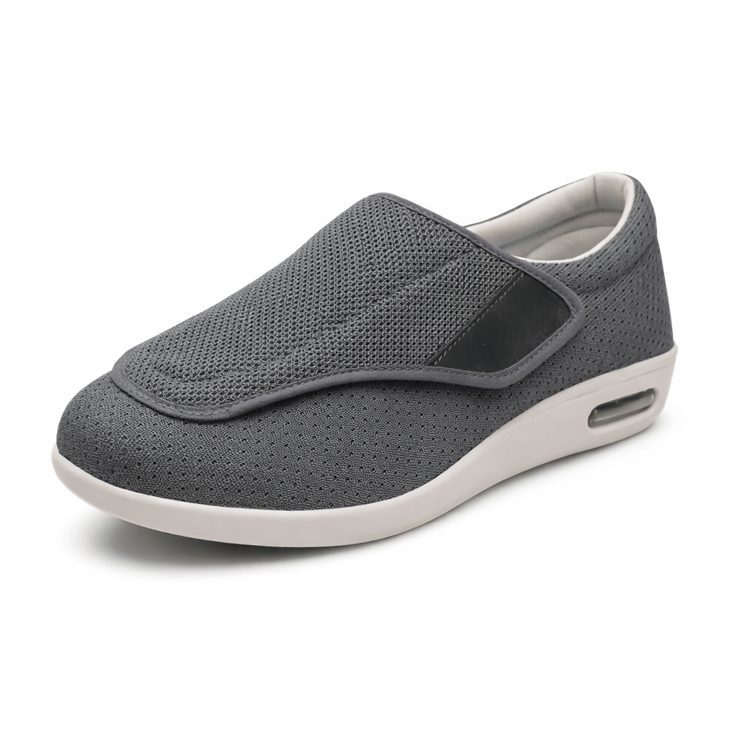 OrthoRelief Dark Grey / 35 (UK 2.5) Orthopedic Wide Comfort Shoes – Gentle Support for Sensitive Feet