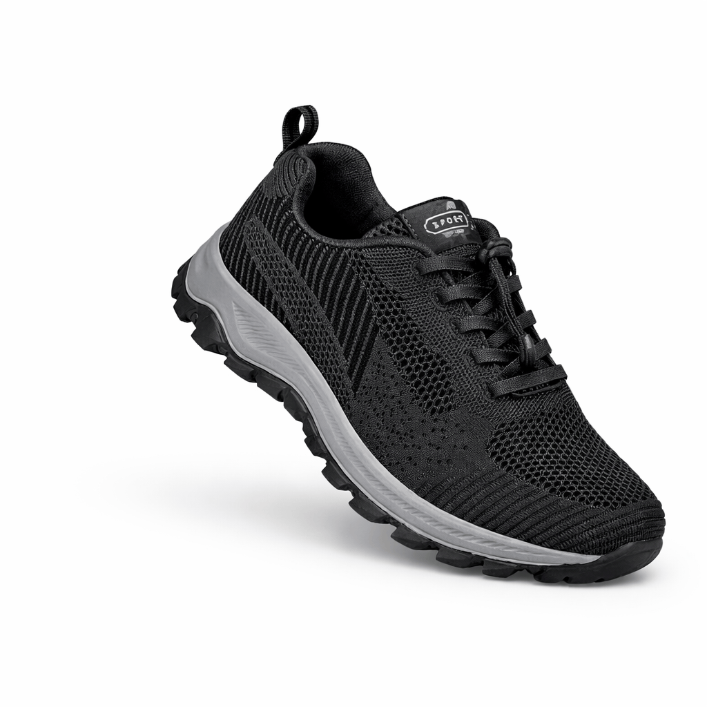 OrthoRelief Dark Grey / 39 (UK 6) Orthopedic Walking Shoes – Confident, Stable Steps