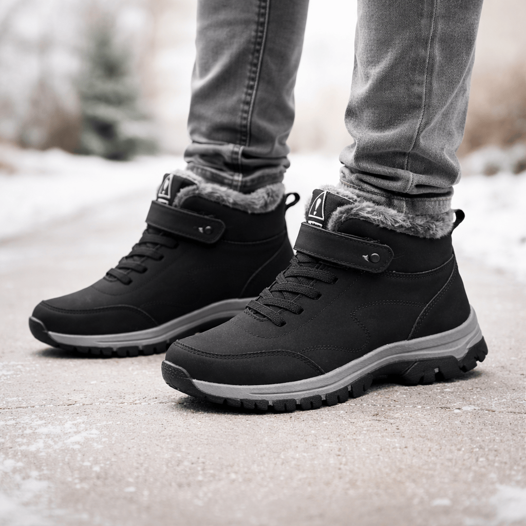 OrthoRelief Fur-Lined Orthopedic Ankle Boots – Warm Pain-Free Steps