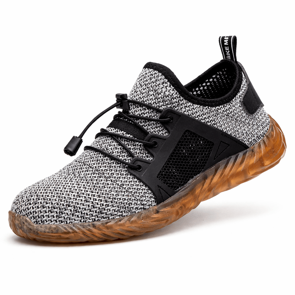 OrthoRelief Ligh Grey / 35 (UK 2.5) Orthopedic Lightweight Safety Sneakers – All-Day Comfort