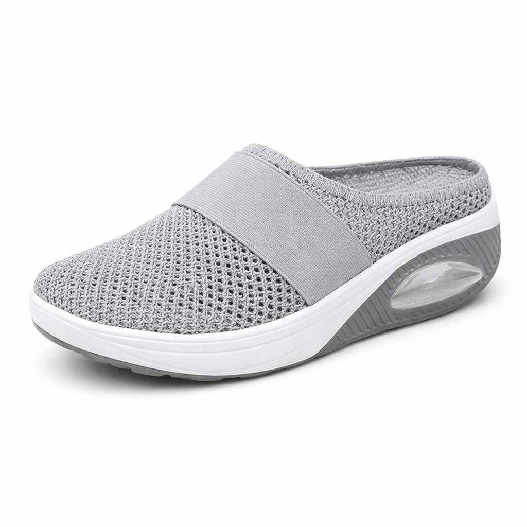 OrthoRelief Ligh Grey / 35 (UK 3) Orthopedic Slippers – Superior Comfort for All-Day Walks