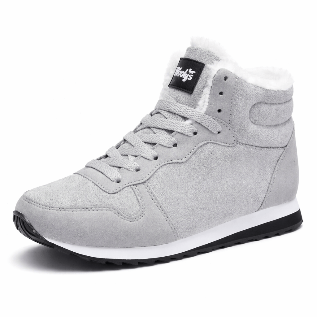 OrthoRelief Ligh Grey / 36 (UK 3) Fur-Lined Winter Boots – Warm, Stable Orthopedic Comfort