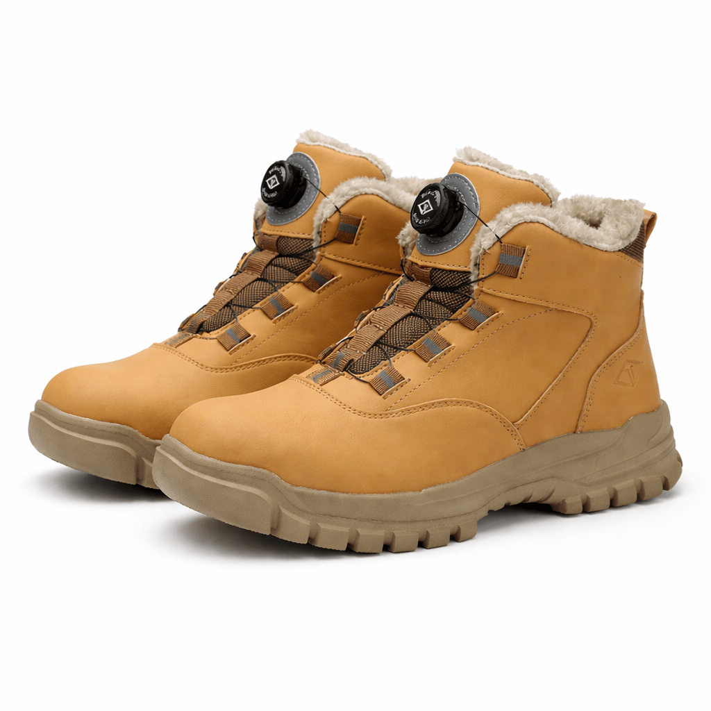 OrthoRelief Light Brown / 37 (UK 4) Orthopedic Work Boots – All-Day Protection