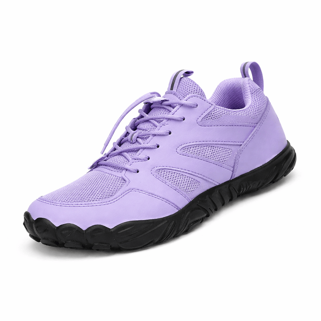 OrthoRelief Light Purple / 36 (UK 3.5) Orthopedic Barefoot Hiking Shoes – Natural Trail Comfort