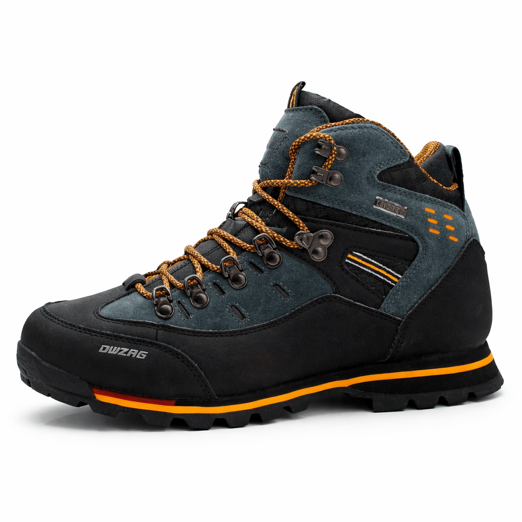 OrthoRelief Orange / 40 (UK 6.5) Waterproof Hiking Shoes – Orthopedic Support for Long Hikes