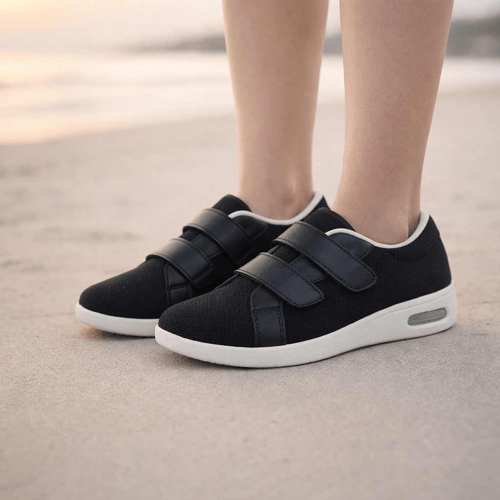 OrthoRelief Orthopedic Comfort Hook-Closure Shoes – Gentle Bunion Relief