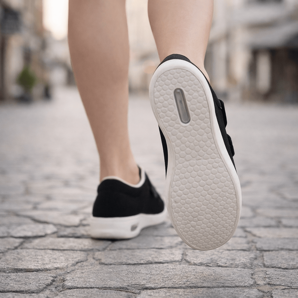 OrthoRelief Orthopedic Comfort Hook-Closure Shoes – Gentle Bunion Relief