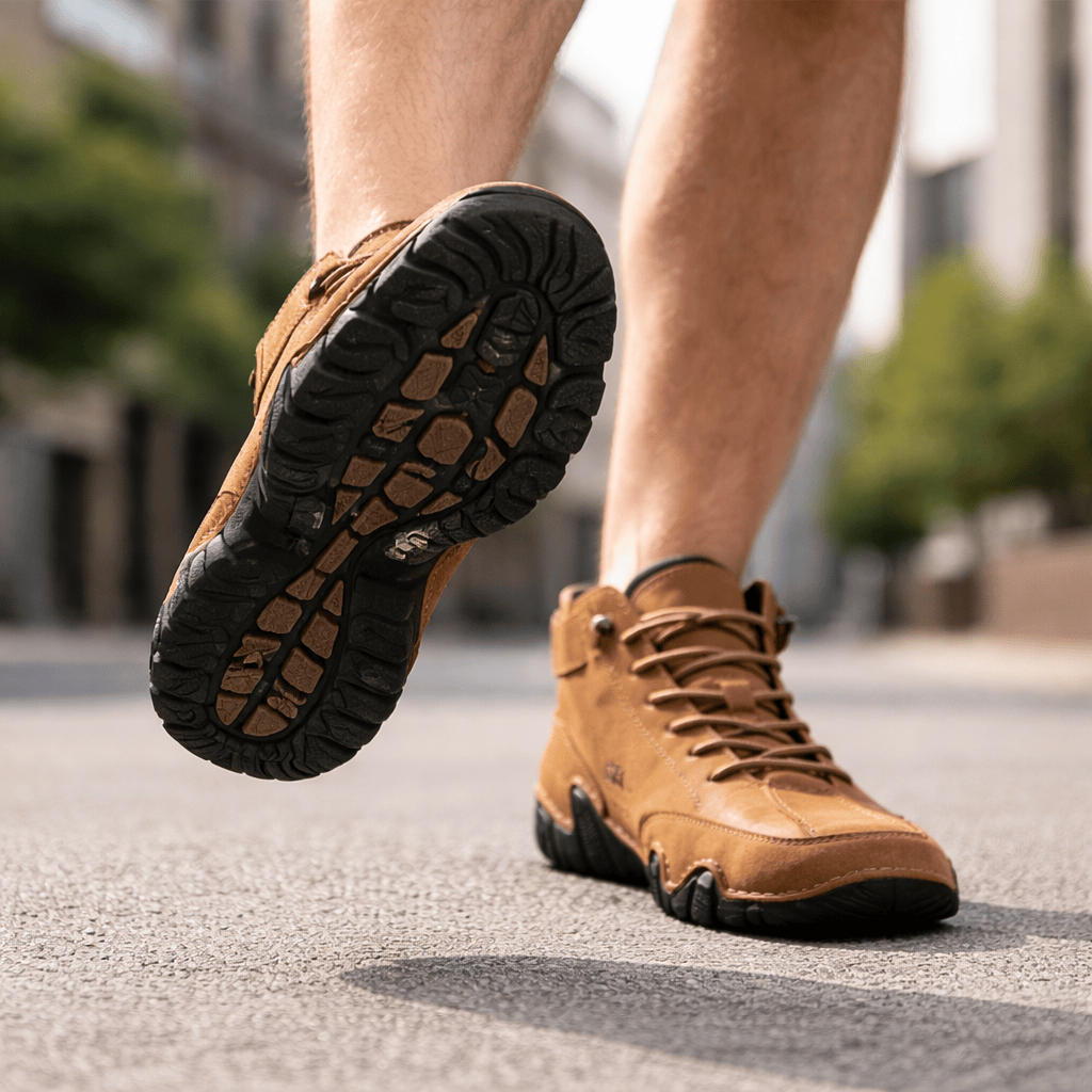 OrthoRelief Orthopedic Leather High-Tops for Men – Pain-Free Support