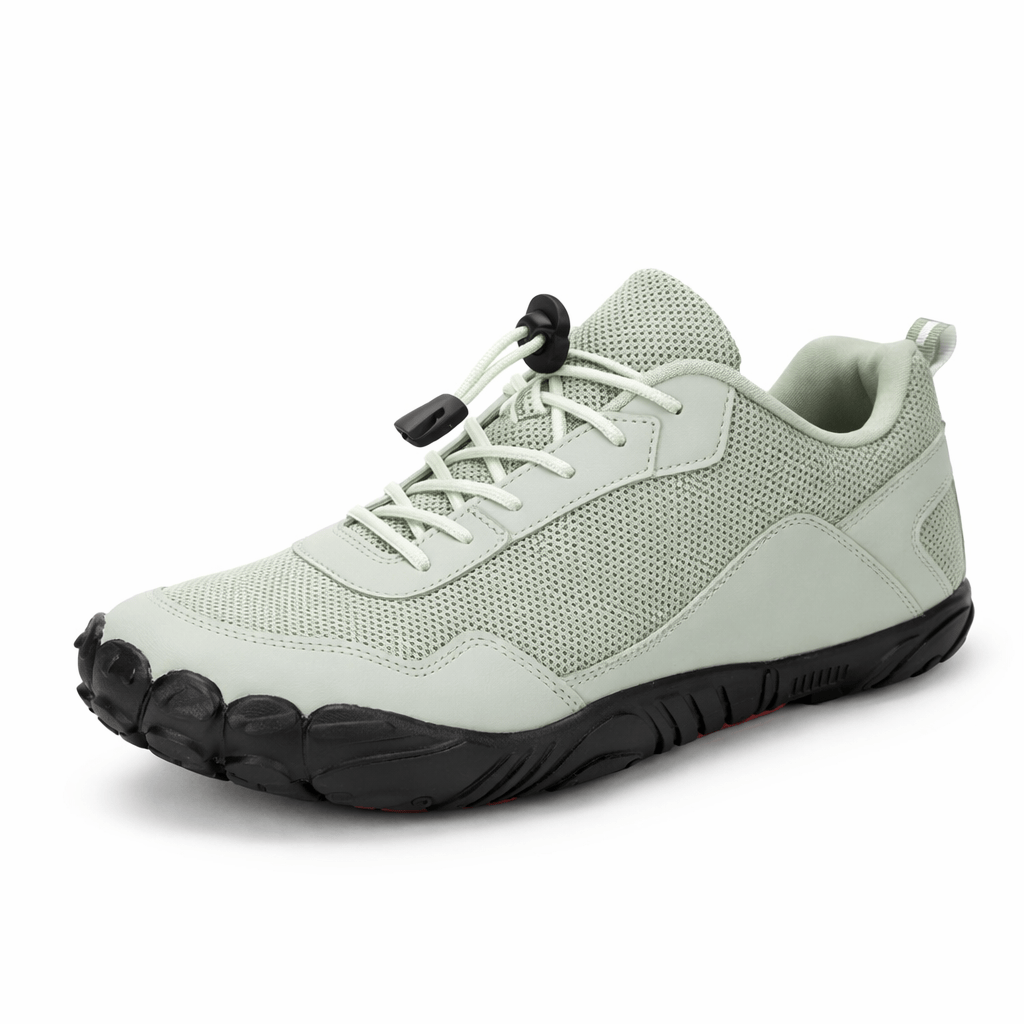 OrthoRelief pale green / 36 (UK 3.5) Barefoot Hiking Sneakers – Support Natural Foot Motion