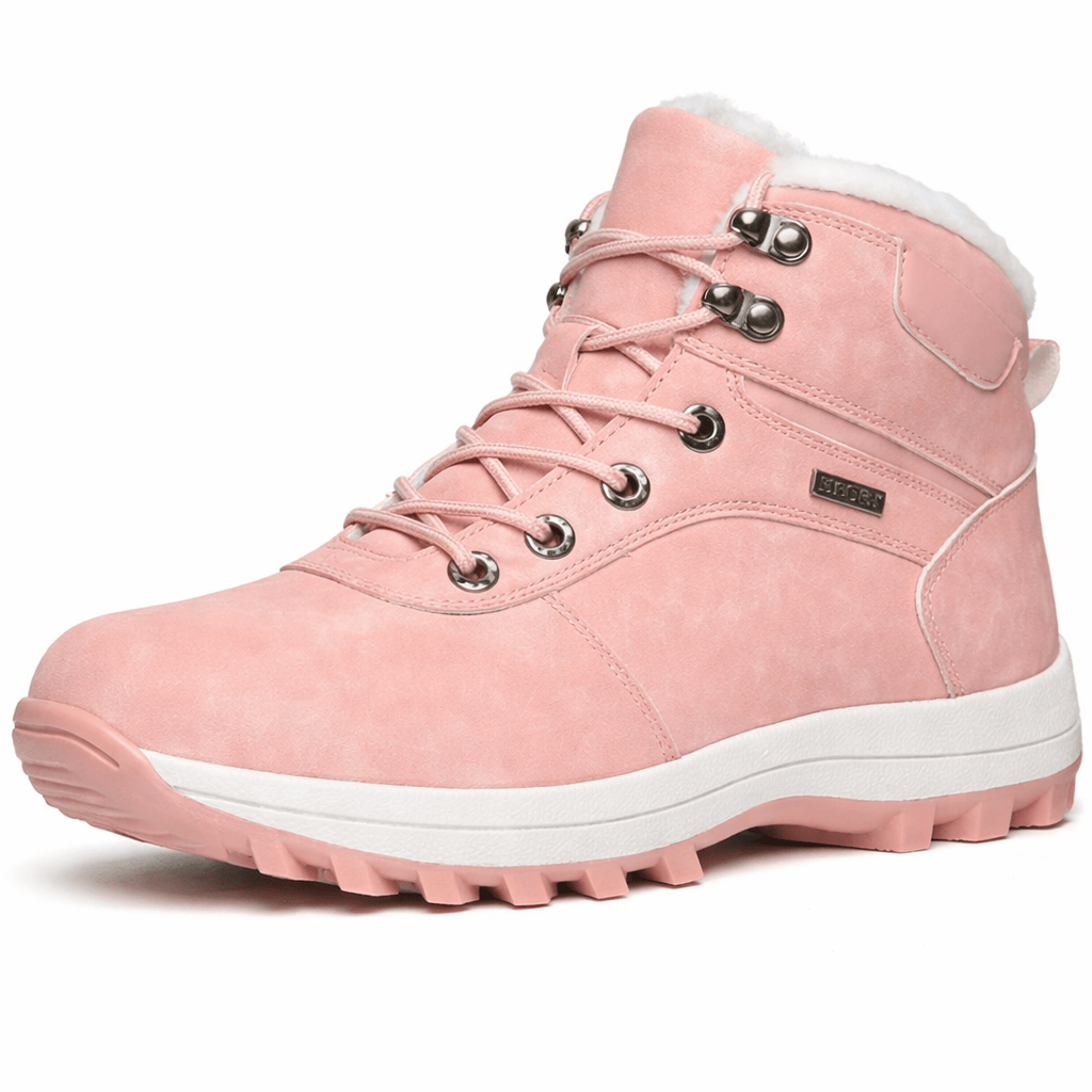 OrthoRelief Pink / 39 (UK 6) Winter Snow Boots – Warm, Crushproof Protection