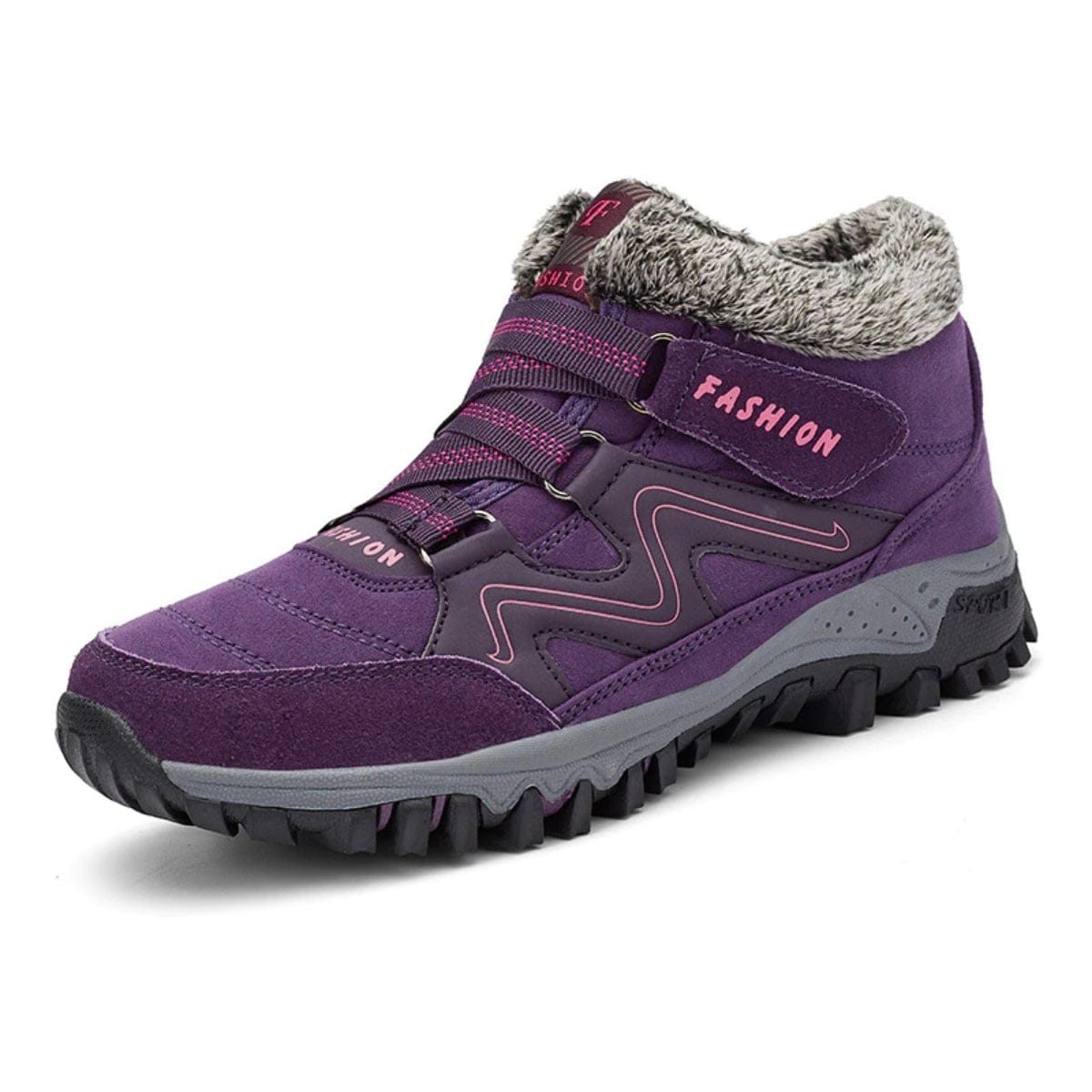 OrthoRelief Purple / 35 (UK 2.5) / Standard Orthopedic Winter Pain Relief Footwear Womens – Pain-Free Winter