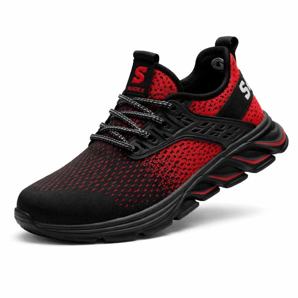 OrthoRelief RED 2 / 37 (UK 4) Orthopedic Safety Sneakers – All-Day Foot Comfort