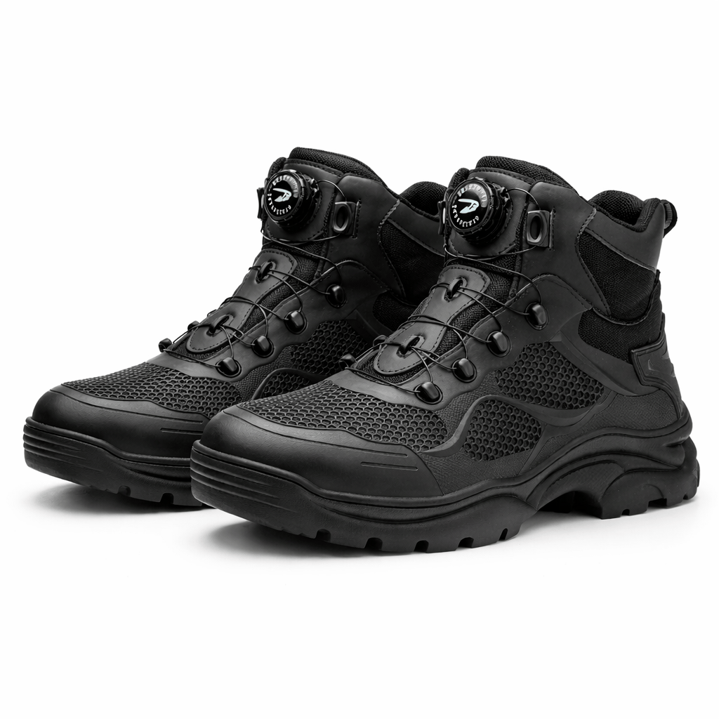 OrthoRelief Rotary-Button Safety Boots – All-Day Orthopedic Comfort