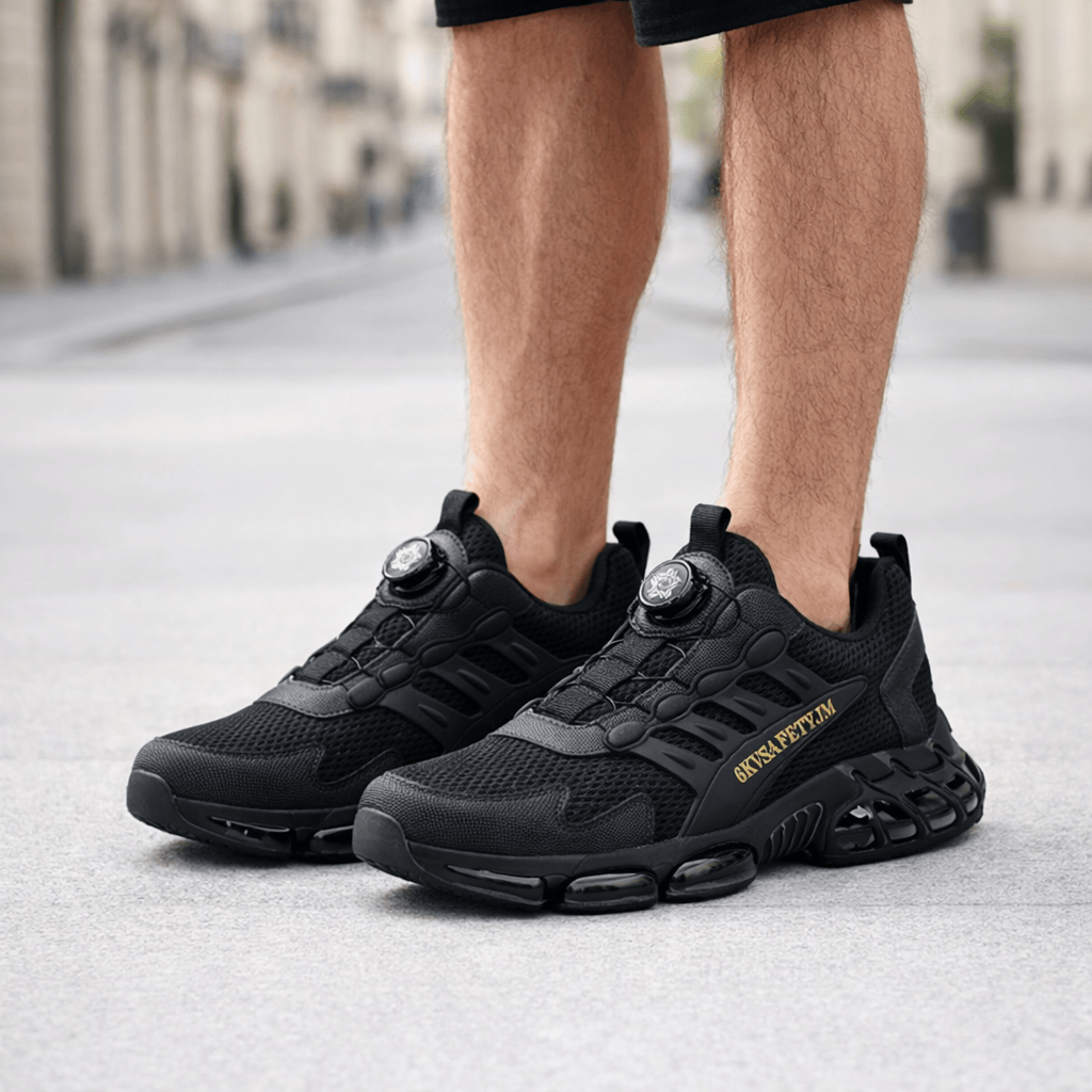 OrthoRelief Rotary Button Safety Sneakers – All-Day Orthopedic Comfort